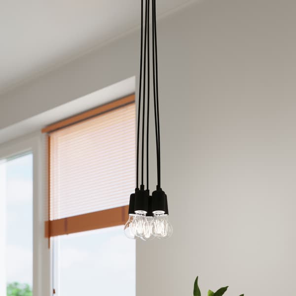 Pendel lampa DIEGO 5 svart Black