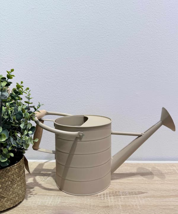 Vattenkanna Beige Metall 18 cm Beige