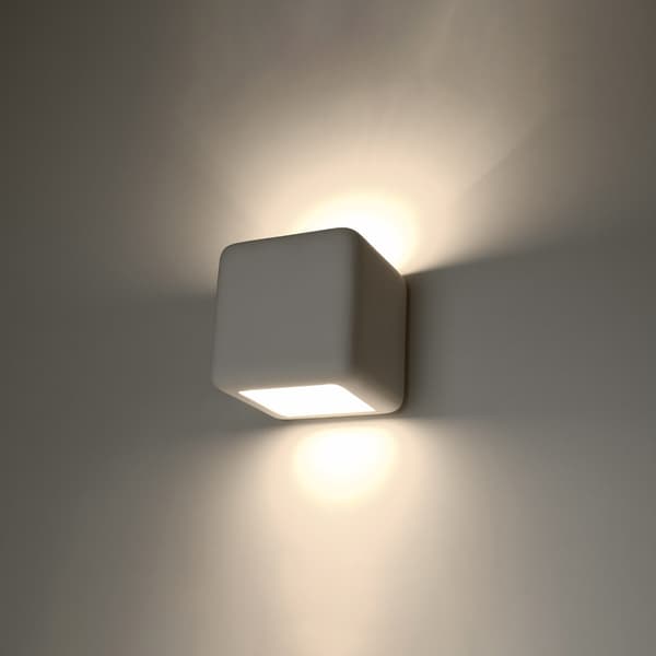 Vägglampa keramik NESTA White