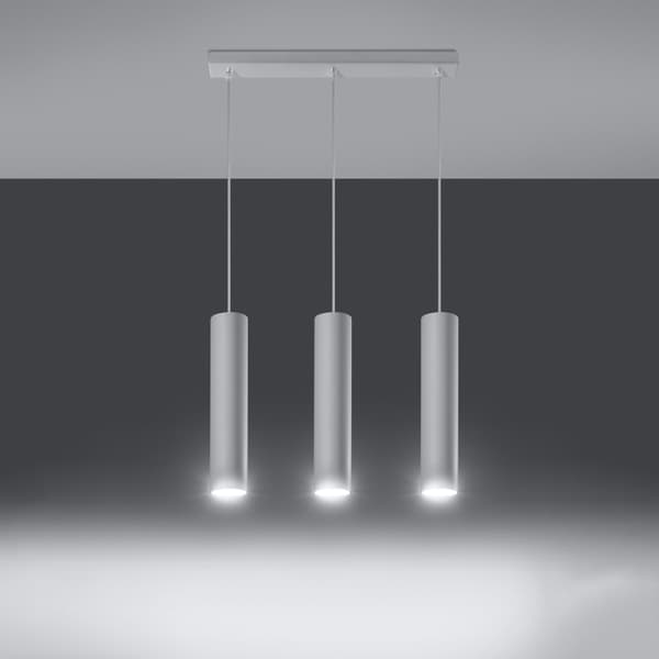 Pendel lampa LAGOS 3L vit White