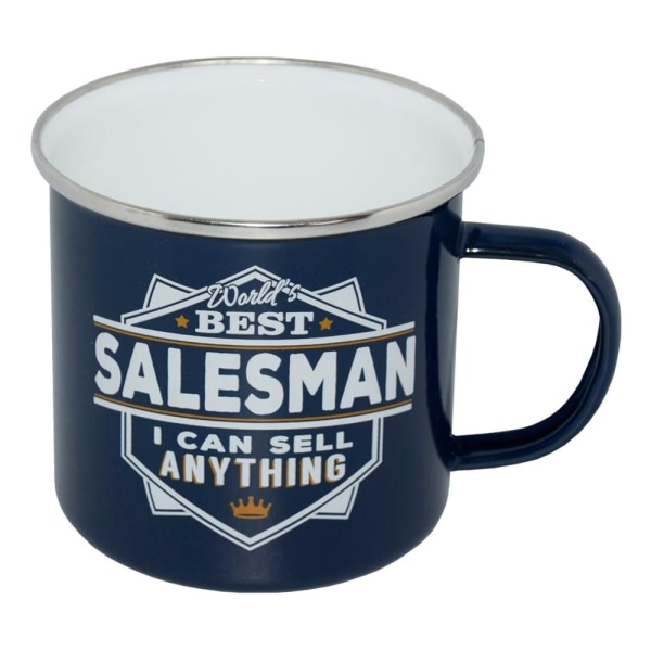 Retro mugg Salesman Blå