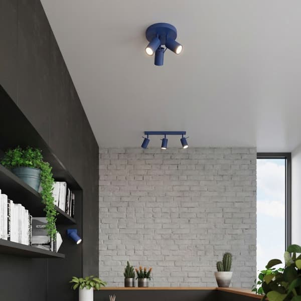 Taklampa RING 3P ultramarinblå ultramarine
