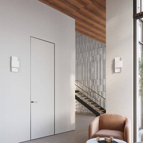 Vägglampa DURLIN vit White