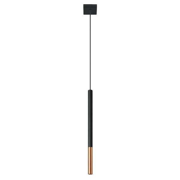 Hängande lampa MOZAICA 1 svart/koppar Svart