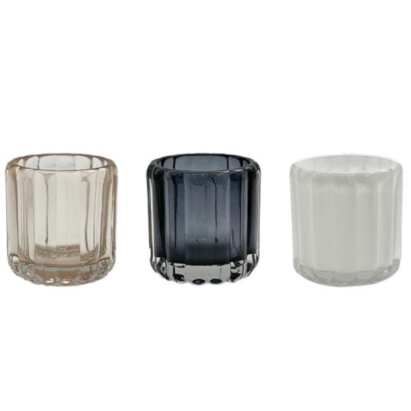 Ljushållare Glas Vit 8,5 cm White