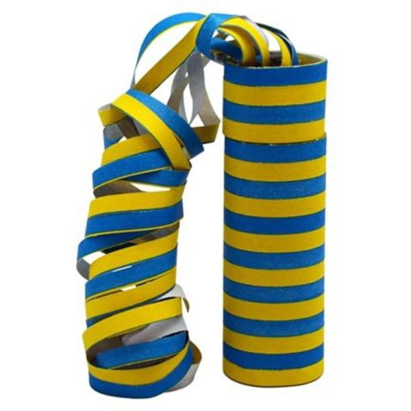 Serpentin Blå/Gul 2-pack multifärg