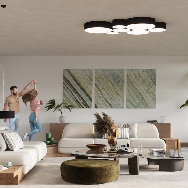 Taklampa ARENA 35 svart Black