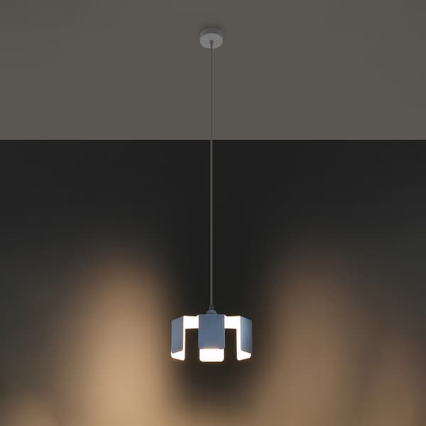 Pendel lampa TULIP vit White