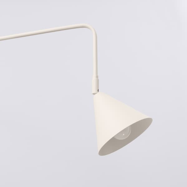 Vägglampa NOX beige Beige