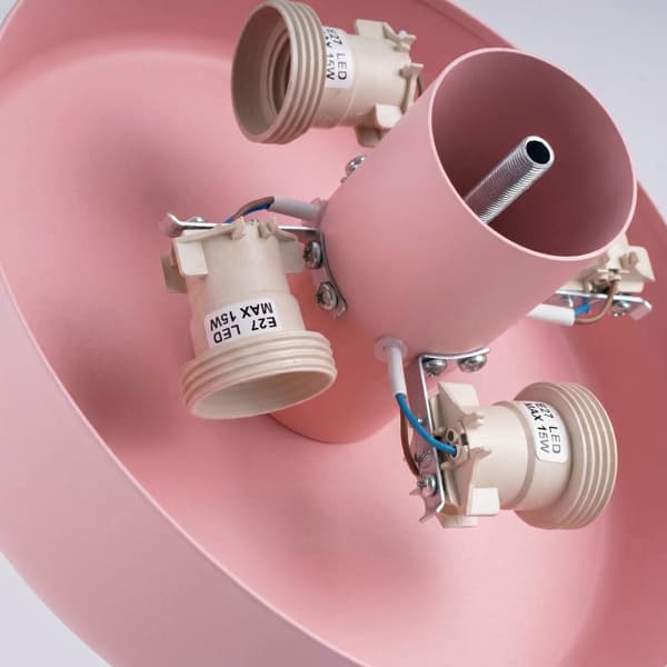 Taklampa OMIQ rosa Pink