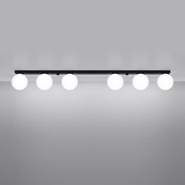 Taklampa YOLI 6 svart Black
