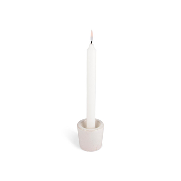 Ljusstake Vit Keramik White