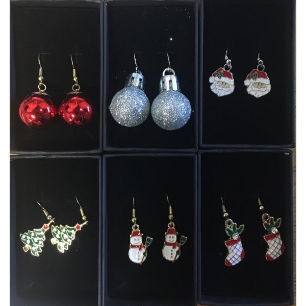 Ørering Julemand Snemand Spruce Ball julestrømpe Red Tomte