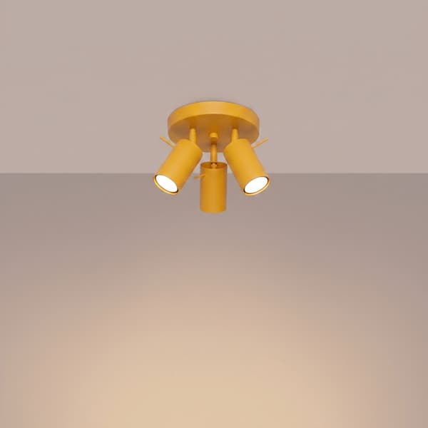 Taklampa RING 3P gul Yellow