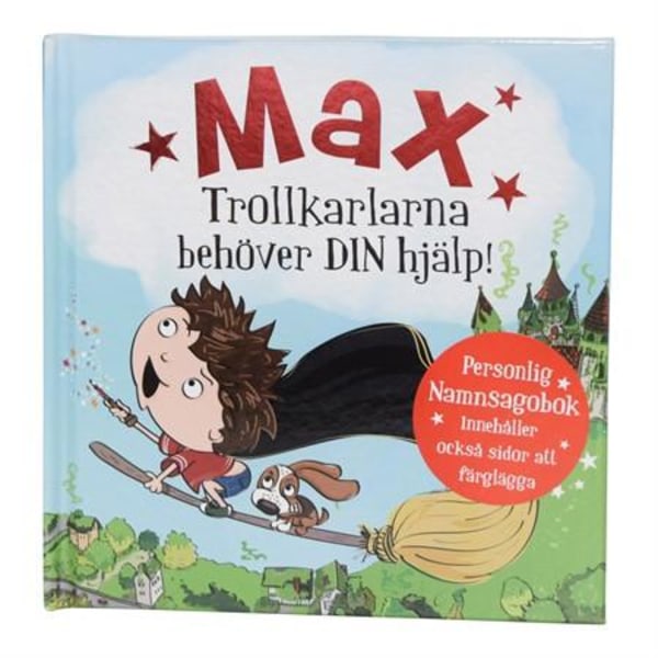 Namnbok Sagobok Max multifärg one size