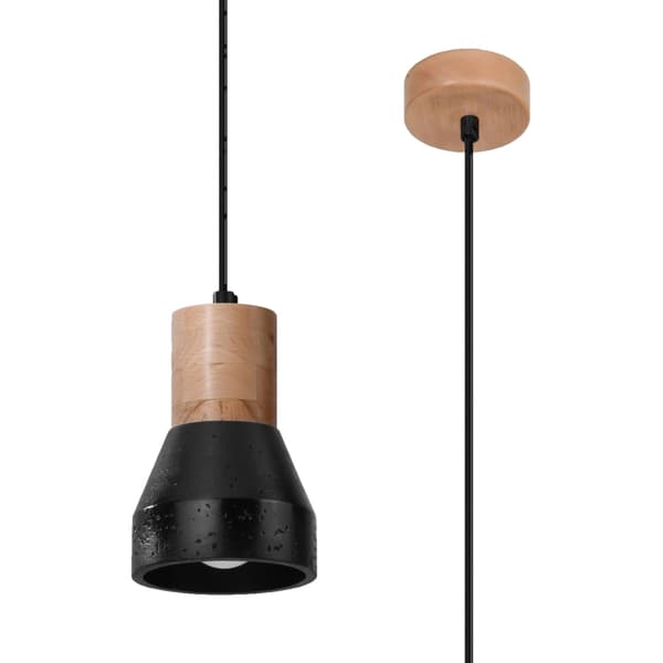 Pendel lampa QUBIC svart Black