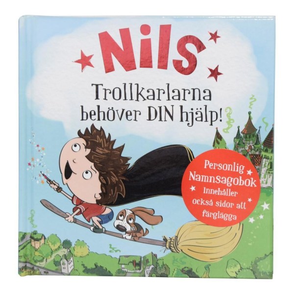 Namnbok Sagobok Nils multifärg one size