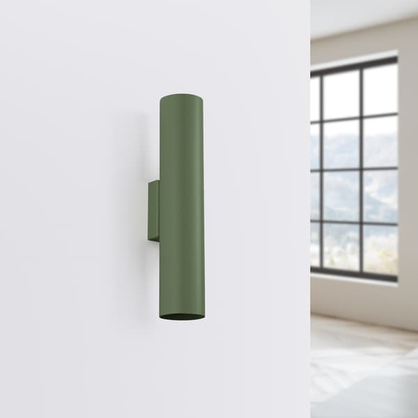 Vägglampa LAGOS 2 olivgrön Green