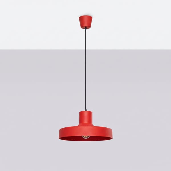 Pendellampa BILO röd Red