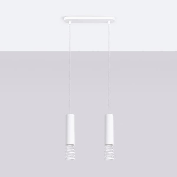 Pendellampa LAMI 2 vit White