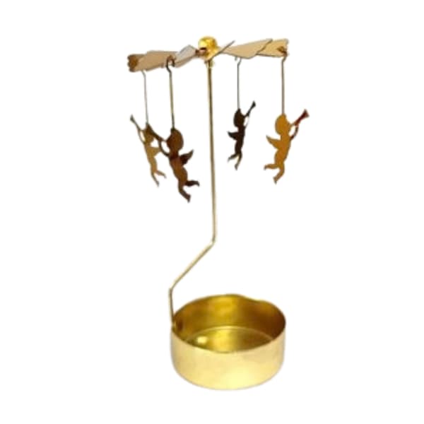 Änglaspel Metall Guld 14 cm Gold