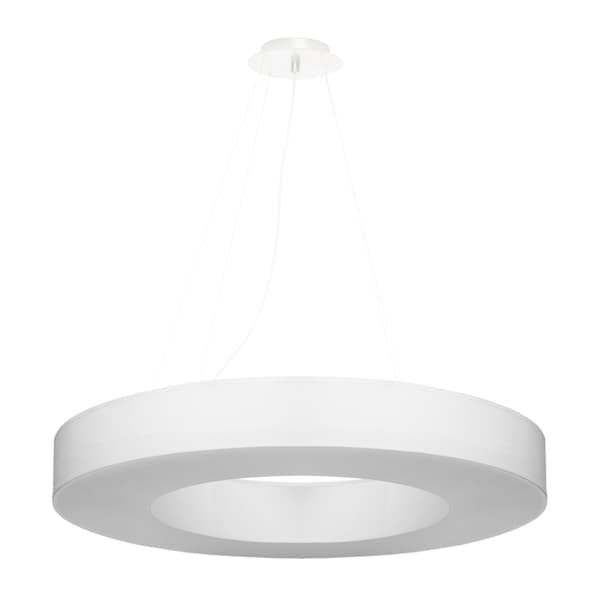 Ljuskrona SATURNO SLIM 70 vit Vit