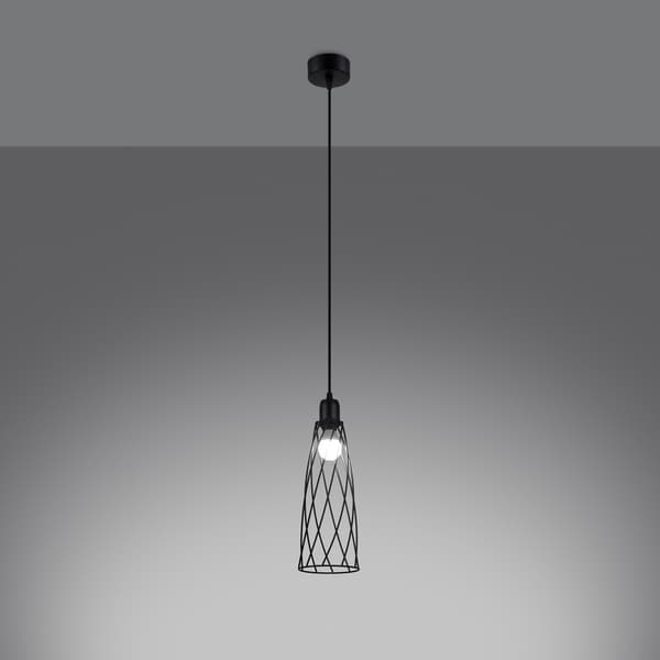 Taklampa SUBA 1 svart Black