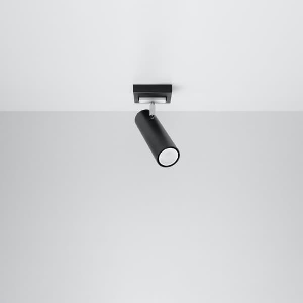 Taklampa DIREZIONE 1 svart Black