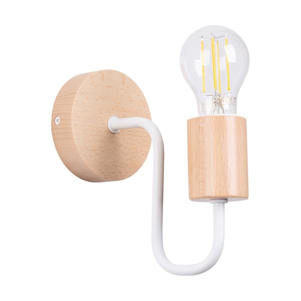 Vägglampa TIMBO vit Vit