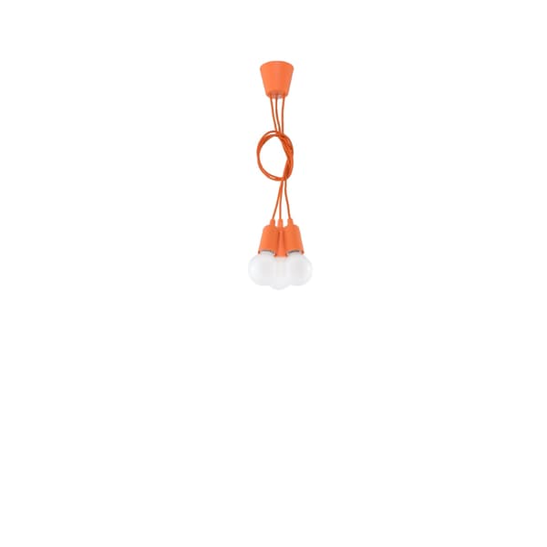 Pendel lampa DIEGO 3 orange Orange