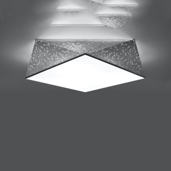 Taklampa HEXA 45 silver Silver