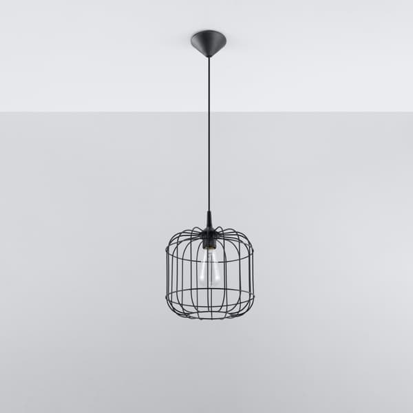 Pendel lampa CELTA svart Black