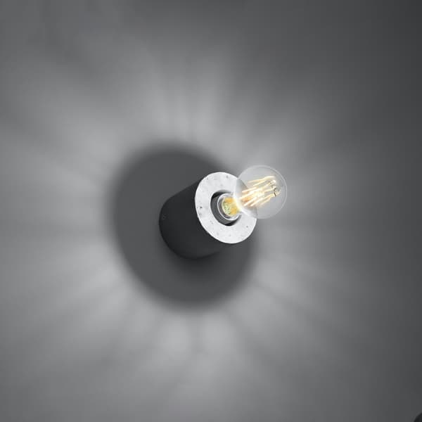 Vägglampa SALGADO betong Grey
