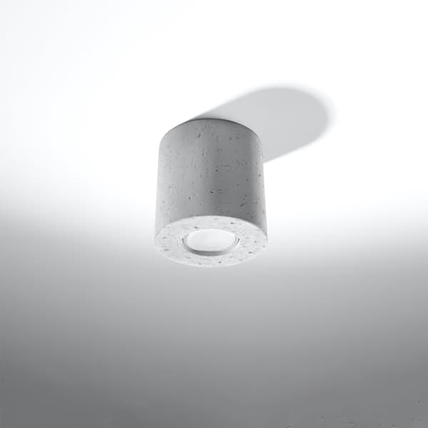 Taklampa ORBIS betong Grey