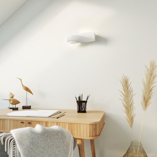 Vägglampa i keramik SIGMA MINI White