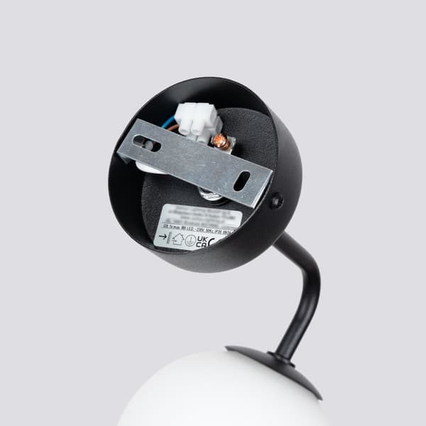 Vägglampa ASTRAL 1 svart Black