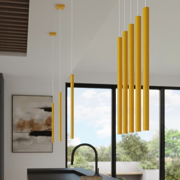 Pendellampa PASTELO 2 gul Yellow