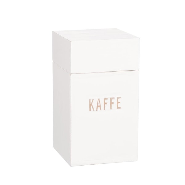 Kaffeboks White Wood White