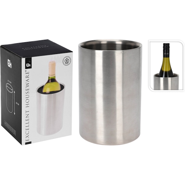 Vinkylare Champagnekyl Metall Silver