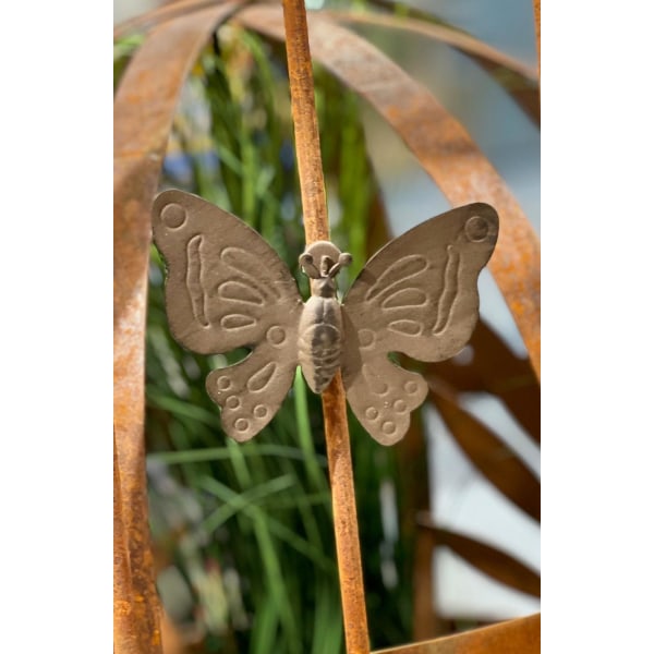Butterfly metallimagneetti 11 cm Brown