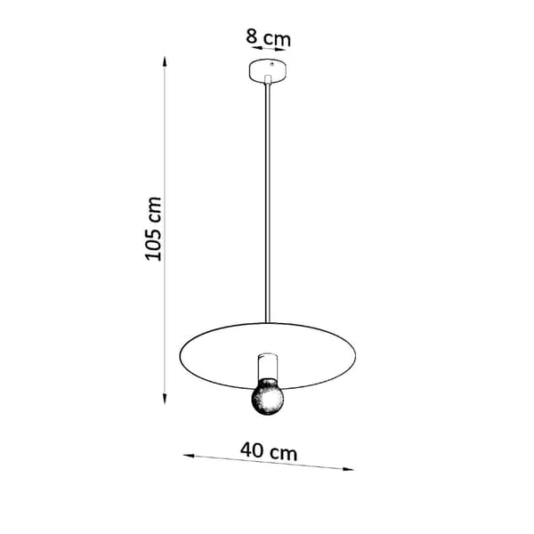 Pendel lampa FLAVIO vit White