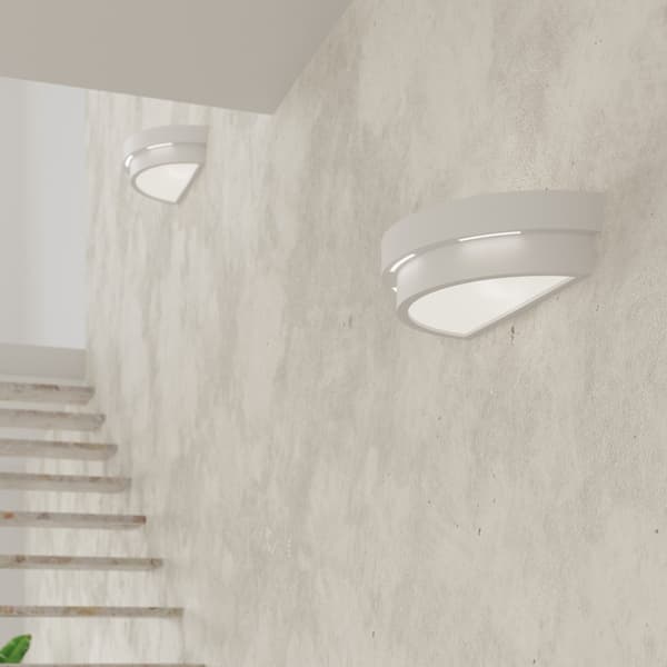 Vägglampa keramisk HELIOS White