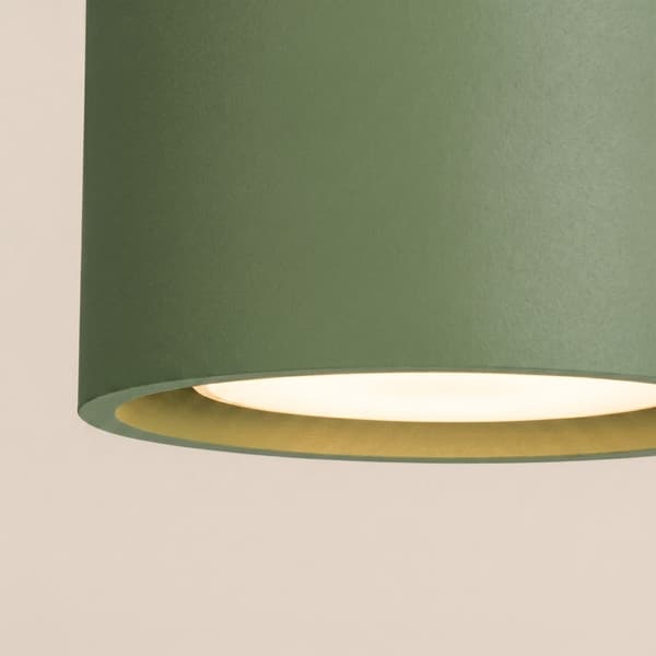 Taklampa MODO 2 olivgrön Gx53 Green