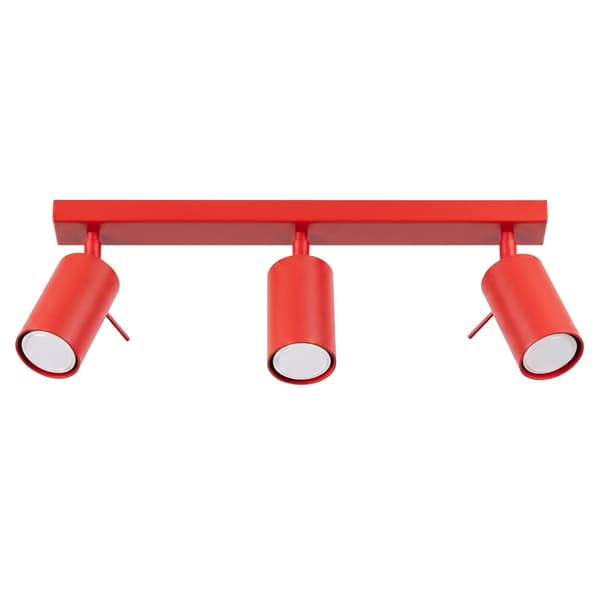 Taklampa RING 3L röd Röd