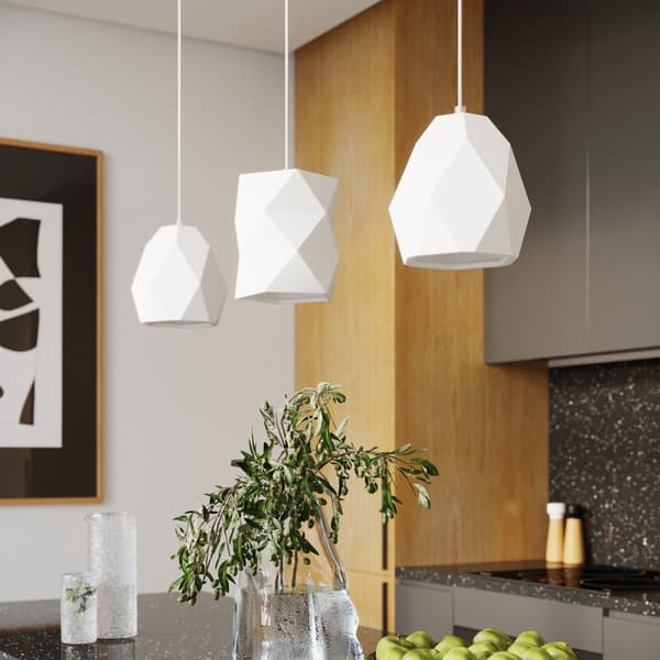 Taklampa keramik MINT White