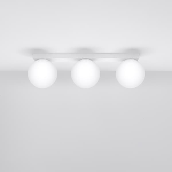 Taklampa YOLI 3 vit White