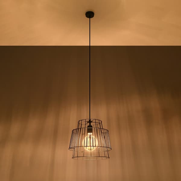 Pendel lampa GATE svart Black