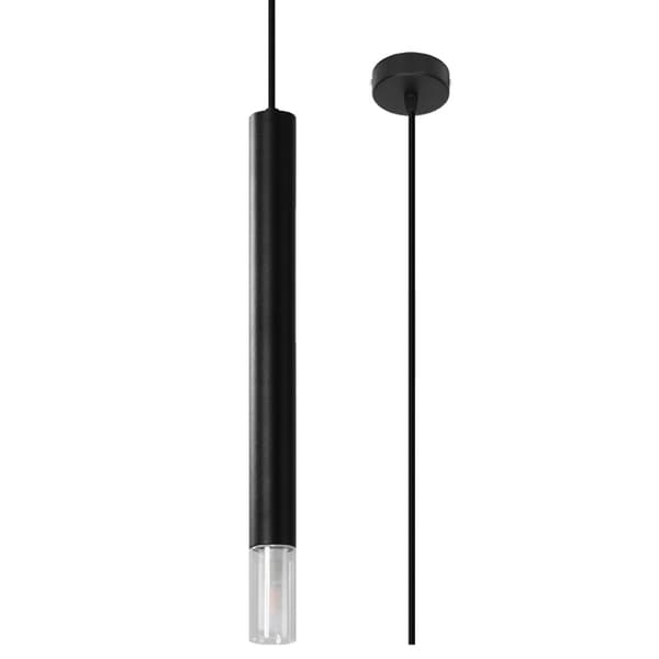 Pendel lampa WEZYR 1 svart Svart