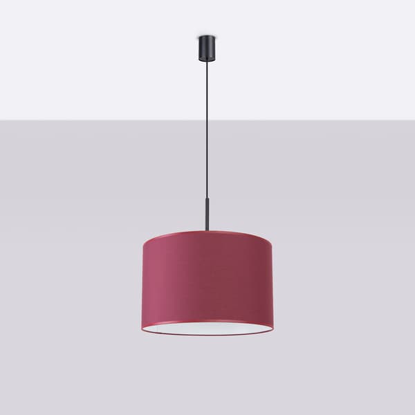 Pendellampa NEVIA vinröd Multicolor