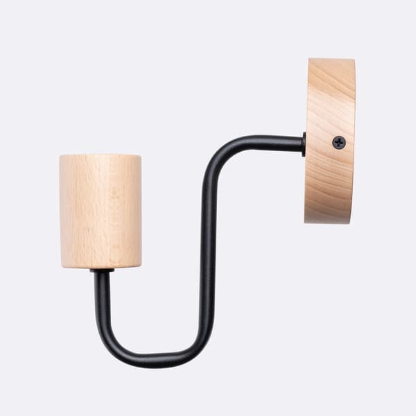 Vägglampa TIMBO svart Black